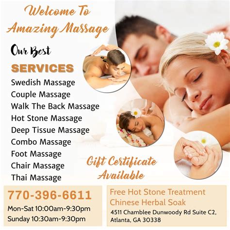 amazing massage atlanta reviews|Amazing Massage in Atlanta, GA 30338 .